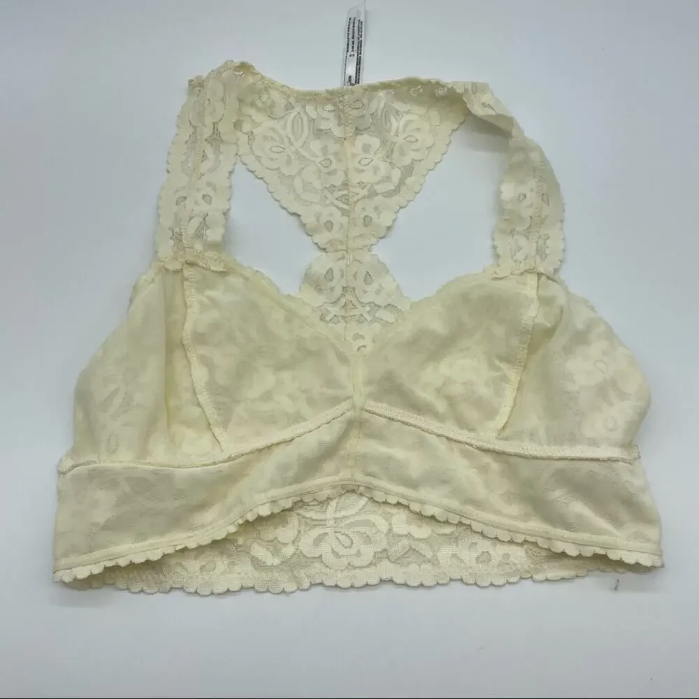Free‎ People Ivory Colored Bralette